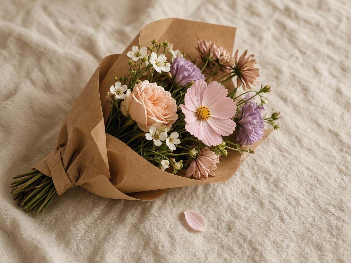 Just because flowers, a mood photograph