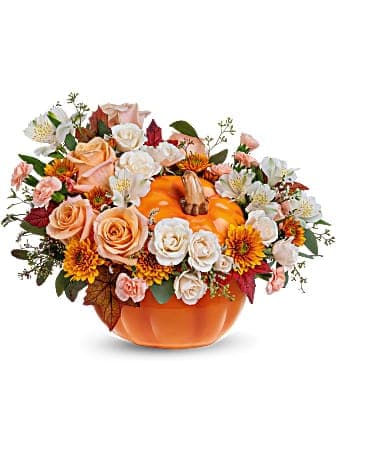 Teleflora's Hello Pumpkin Bouquet, another view