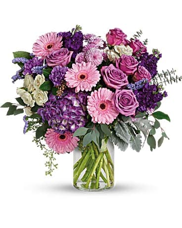 Magnificent Mauves Bouquet, another view