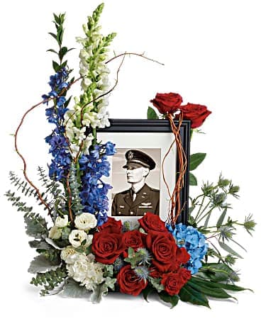 Always With Us Photo Tribute Bouquet, another view