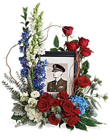 Always With Us Photo Tribute Bouquet, another view