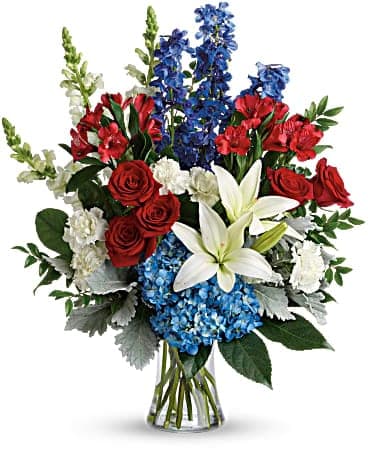 Colorful Tribute Bouquet, another view