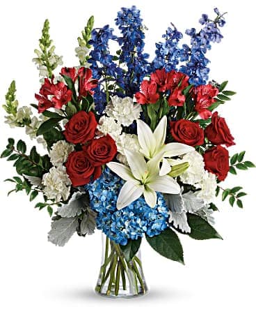 Colorful Tribute Bouquet, another view