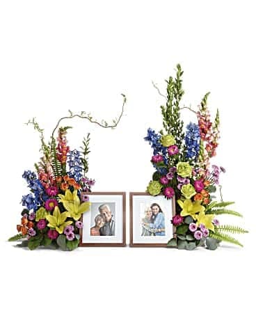 Loving Farewell Photo Tribute Bouquet, another view