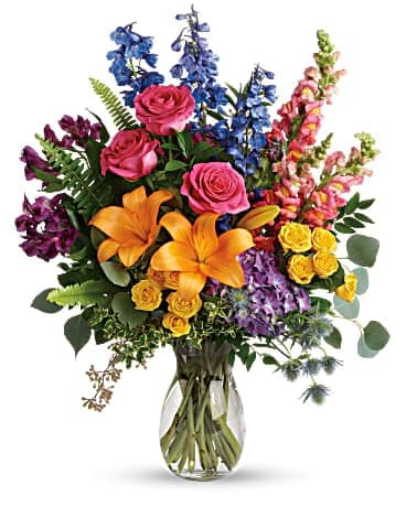 Colors Of The Rainbow Bouquet, another view