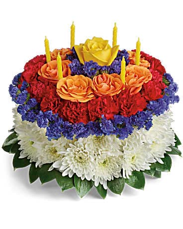 Your Wish Is Granted Birthday Cake Bouquet, another view