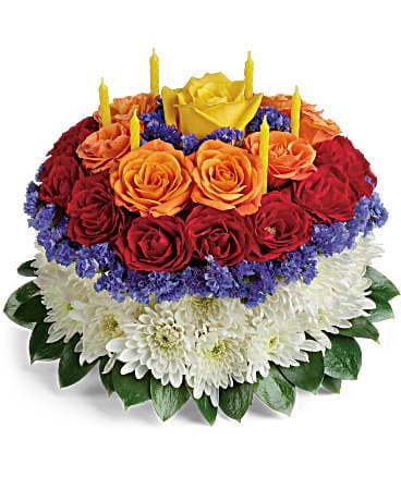 Your Wish Is Granted Birthday Cake Bouquet, another view