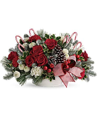 Jolly Candy Cane Bouquet, another view