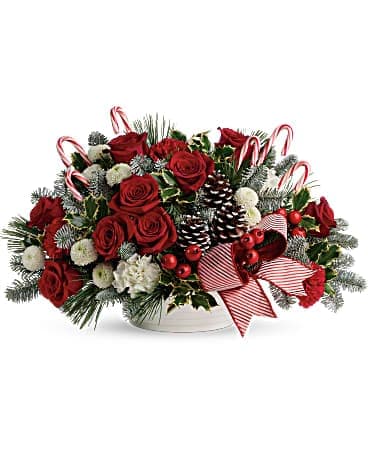 Jolly Candy Cane Bouquet, another view