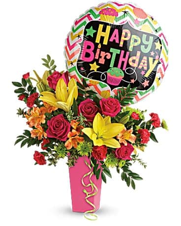 Birthday Bash Bouquet, another view