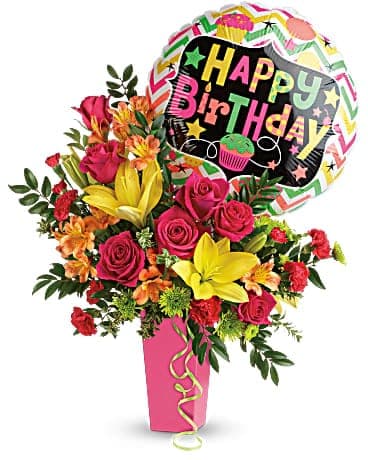 Birthday Bash Bouquet, another view